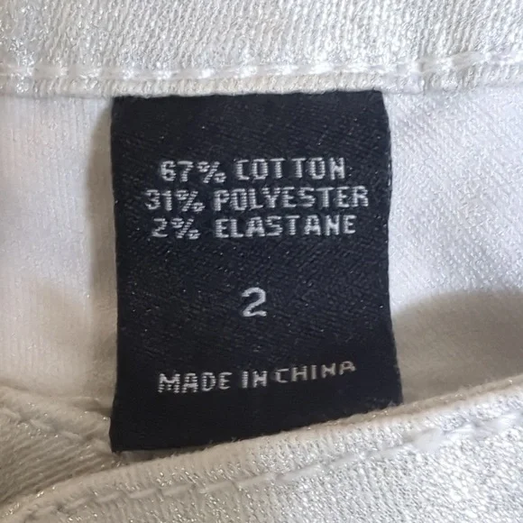 Victoria's Secret Silver Skinny Jeans Size 2 - Picture 7 of 9